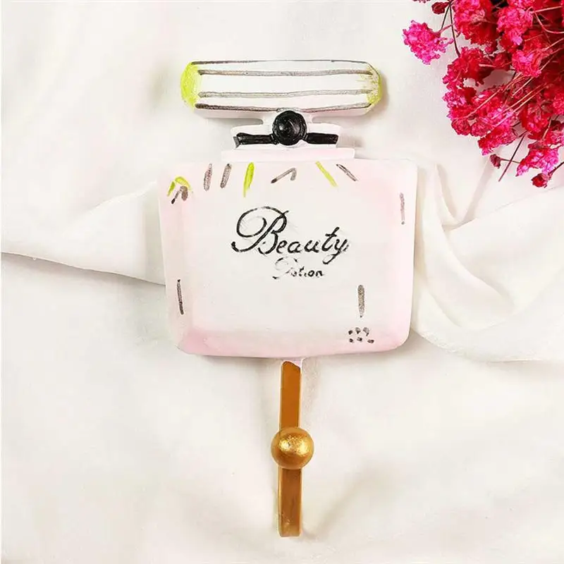 3 шт. декоративные настенные крючки вешалка для пальто из смолы в форме флакона