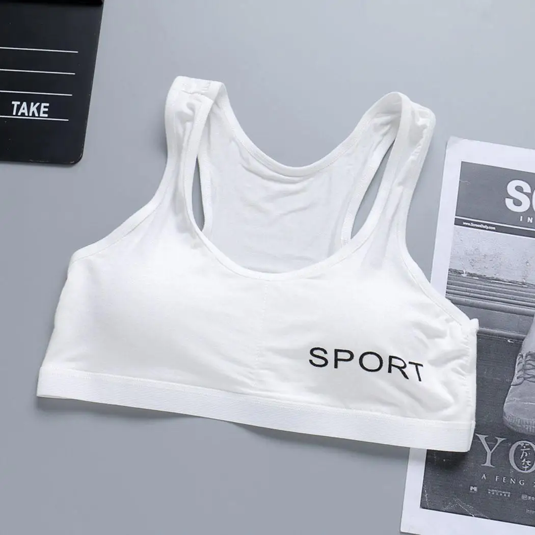 Милое повседневное комфортное нижнее белье с буквенным принтом для девочек все