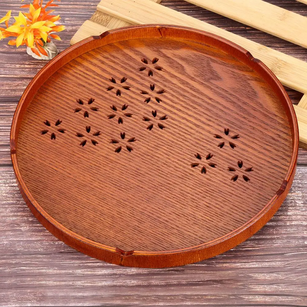 Деревянные чайные подносы с вырезами в виде цветков вишни чайная доска чайный