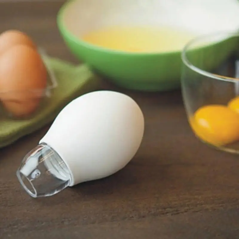 Eco Friendly Egg White Separator Yolk Out Silicone Kitchen Divider Liquid Filtered Protein Processing Tool | Дом и сад