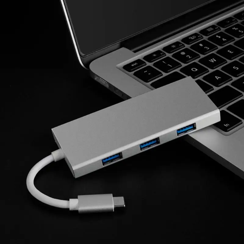 7 портов type-C концентратор для USB 3 0 HDMI TF SD Card Reader PD адаптер провода | Компьютеры и