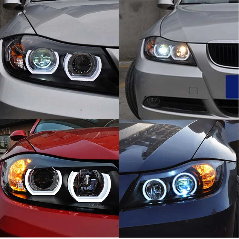Roadot для BMW E90 318i 320i 325 bi ксеноновая линзы ближнего и дальнего света 6000 K 8000