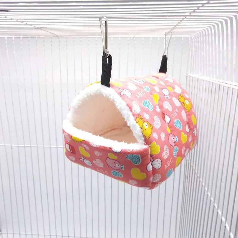 Pet крыса хомяк гамак висячая кровать маленький кролик животное теплый дом