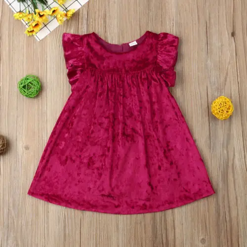 2019 Brand Fancy Princess Kids Baby Girls Dress Velvet Fleece Party Tulle Tutu | Детская одежда и обувь
