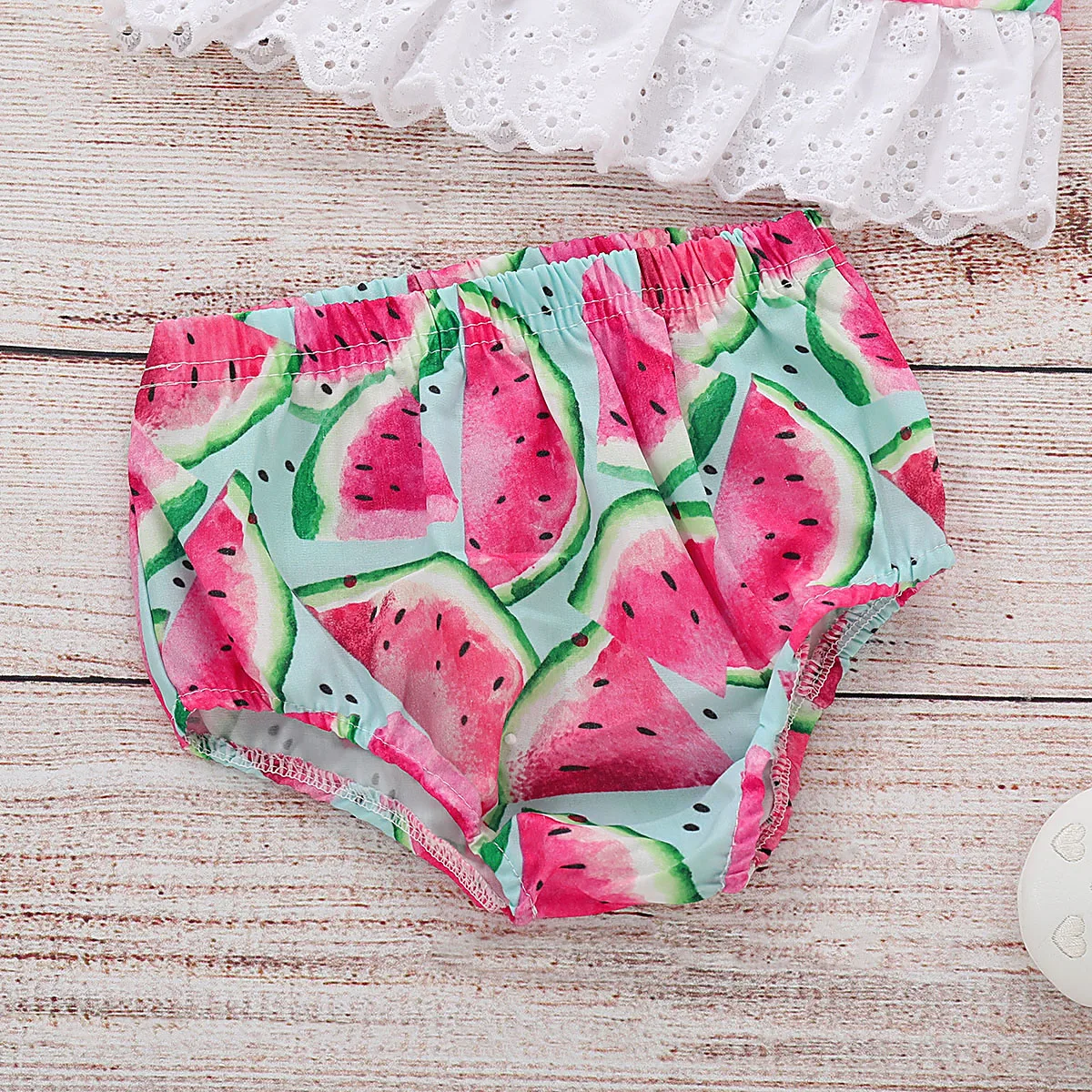 Baby Girl Swimsuit Watermelon Bathing Suits For Children Two Pieces Swimwear Beach Bikini Set Girls Biquini Infantil Suit P30 | Спорт и