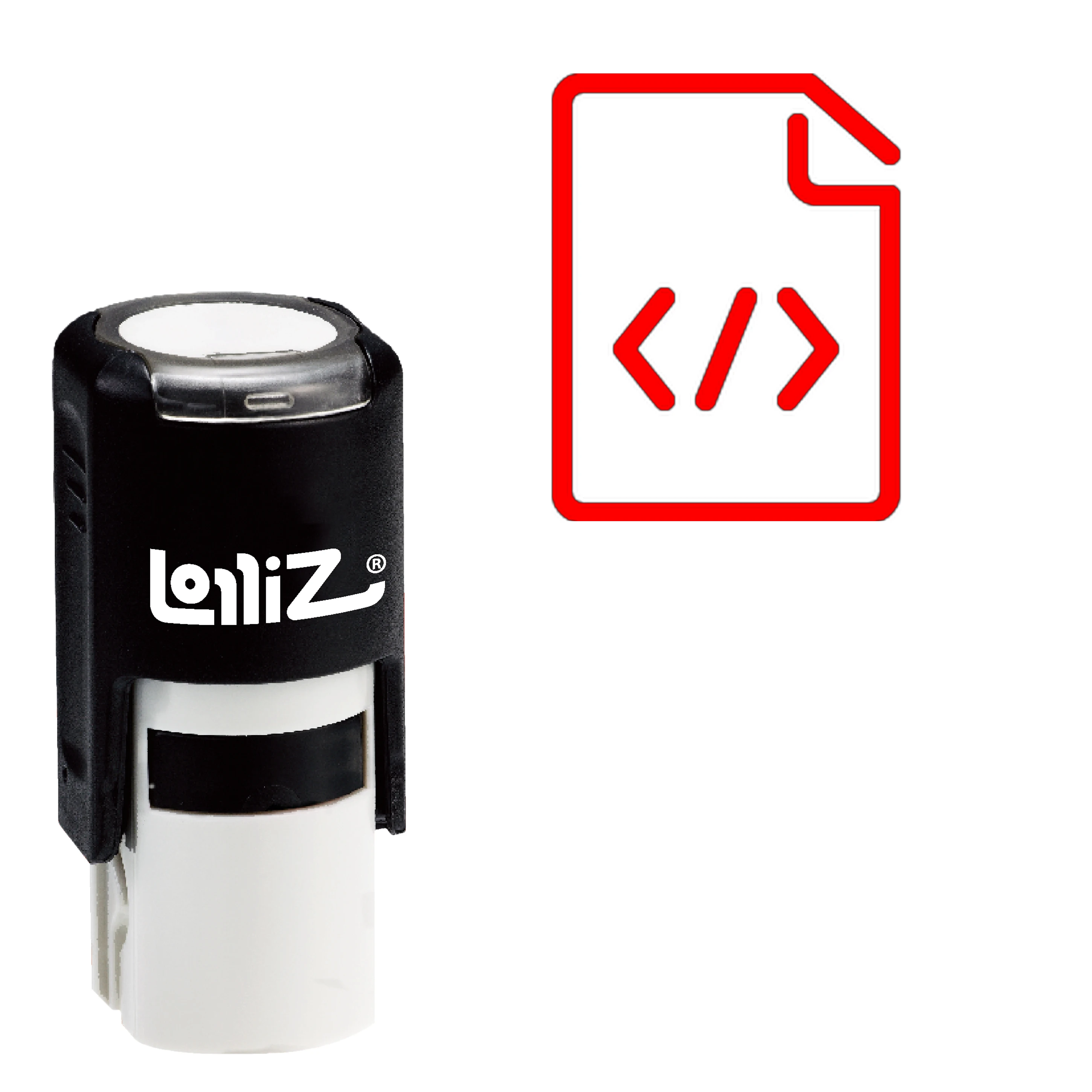 

LolliZ Code Self-Inking Rubber Stamp - Modern Symbol Series