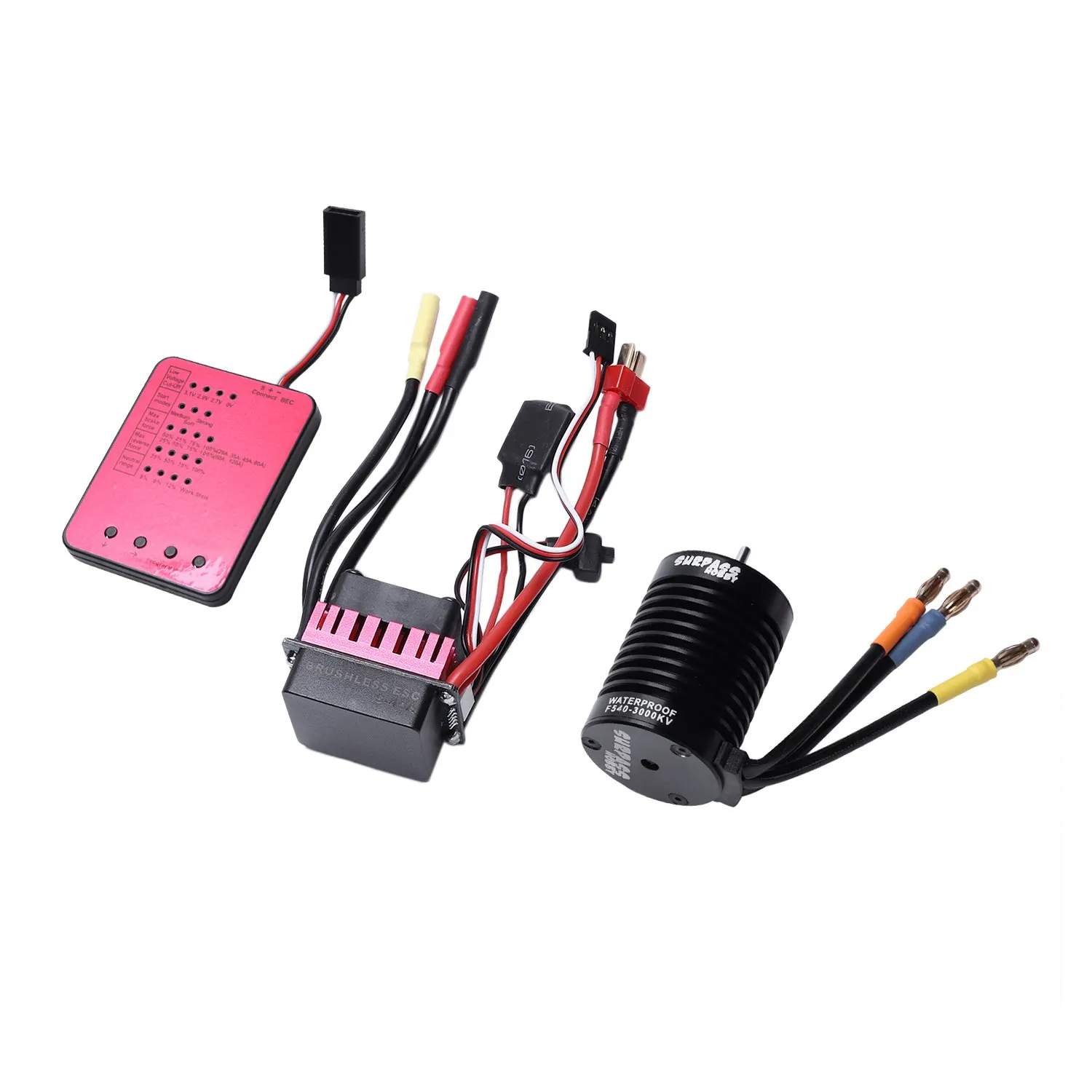 FBIL SURPASS HOBBY F540 3000KV 4P бесщеточный двигатель и 45A Esc светодиодная карта для