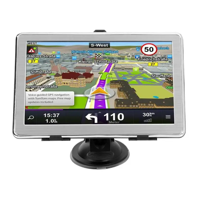 X8 7 дюймов ультратонкий автомобильный gps навигатор для грузовика система 8 ГБ