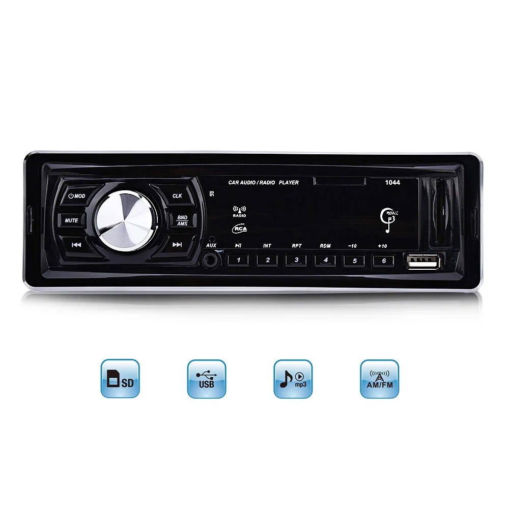 Универсальный автомобильный mp3 плеер 1 Din Автомобильный мультимедийный FM радио