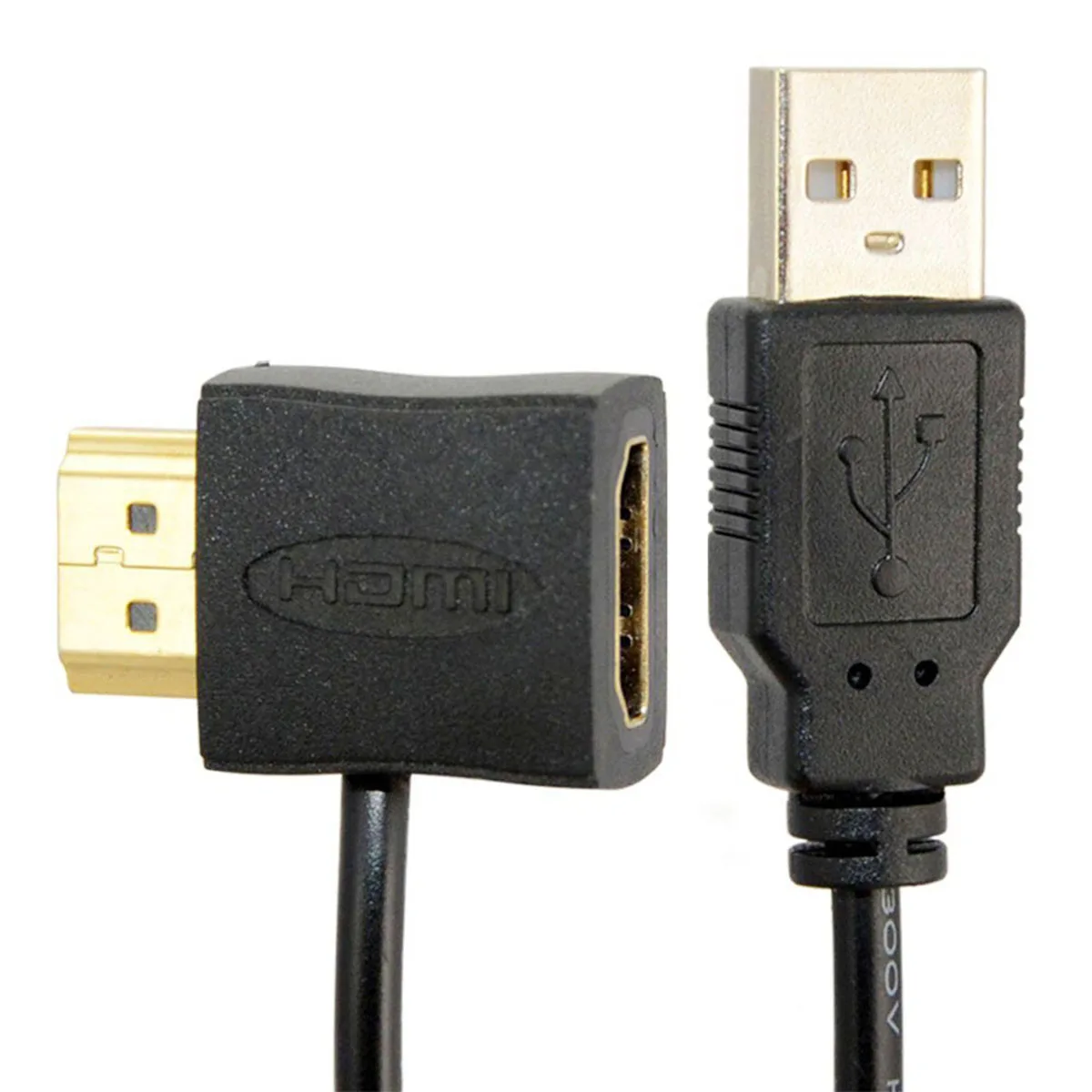 Компьютерный кабель 1080P USB 2 0 HDMI штекер гнездо адаптер удлинитель Разъем питания