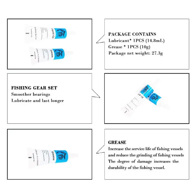 Новый дизайн 2 шт. рыболовная катушка смазка синхронная масляная специальное