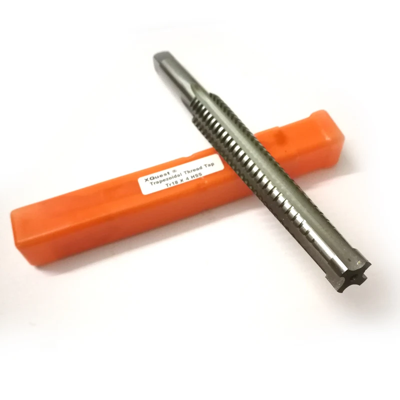 Метрический трапециевидный резьбовой кран из быстрорежущей стали для правой руки Tr18 T18 TR18X2 TR18X3 TR18X4 TR18X5 трапециевидные резьбовые краны T18X2 T18X3 T18X4 T18X5