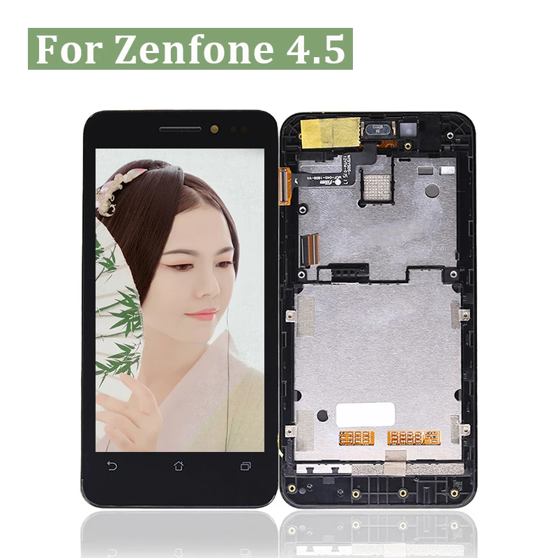 4 5 &quotдля Asus Zenfone A450CG ЖК экран с сенсорным + рамка дисплей в сборе для дигитайзер