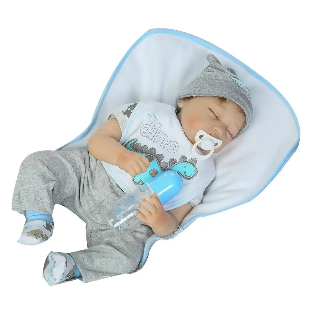 NPK 22 дюйма bebe Reborn Baby Doll Реалистичная мягкая силиконовая кукла Girl восхитительная