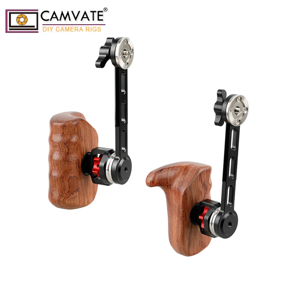 CAMVATE деревянная ручка (левая и правая) с натовской направляющей Rosette Extension Arm