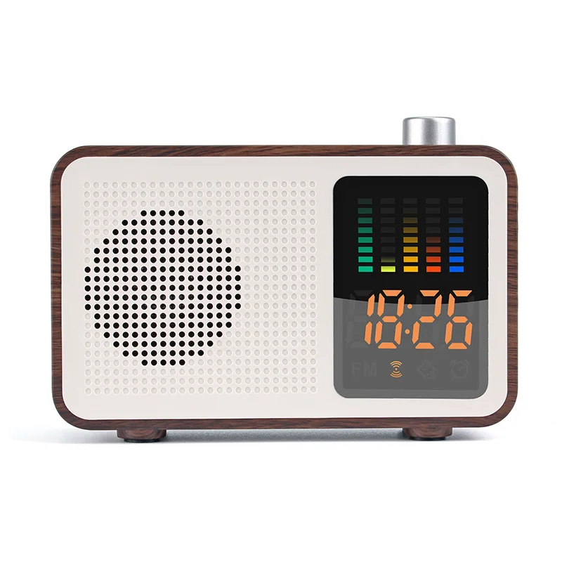 CLAITE MSK 102 3 в 1 перезаряжаемый bluetooth динамик радио Будильник поддержка AUX TF
