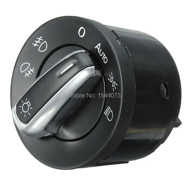 

10Pcs Auto Head Light Chrome Fog light Switch For Volkswagen Golf mk5 mk6 Jett a Mk5 Tiguan Passat B6 Touran 5ND941431B