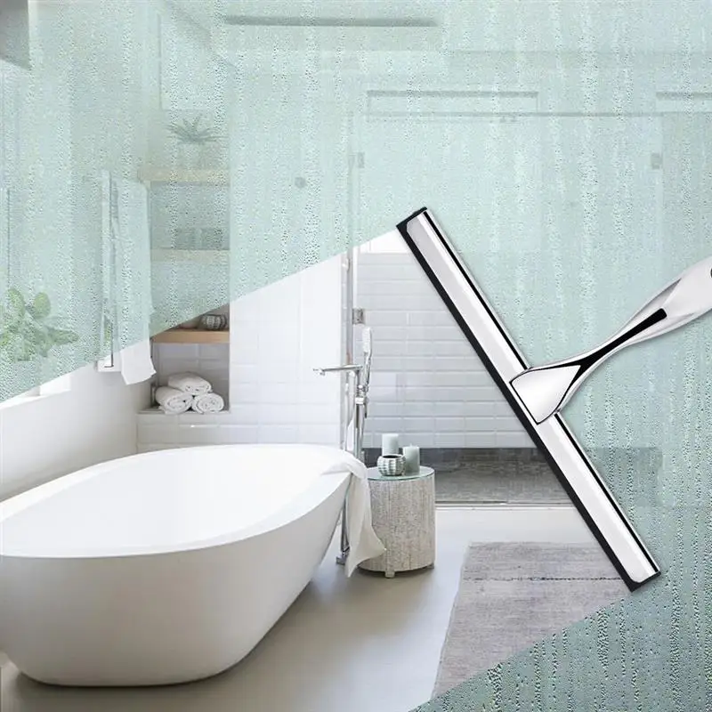 Автомобильный чистящий Ракель 2 в 1 из нержавеющей стали для ванной комнаты с