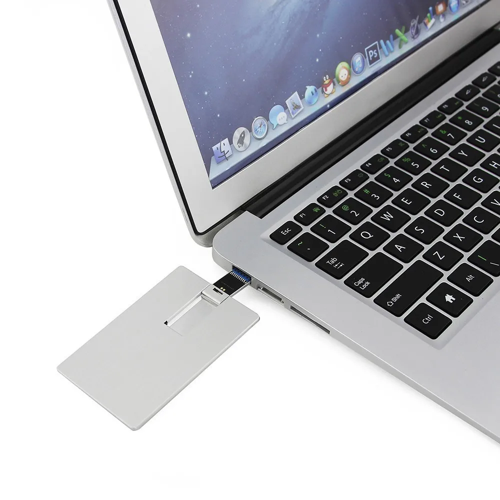 CHYI карта формы 3 0 USB флешка металлическая ручка привода 8 ГБ 16 32 Гб водостойкий