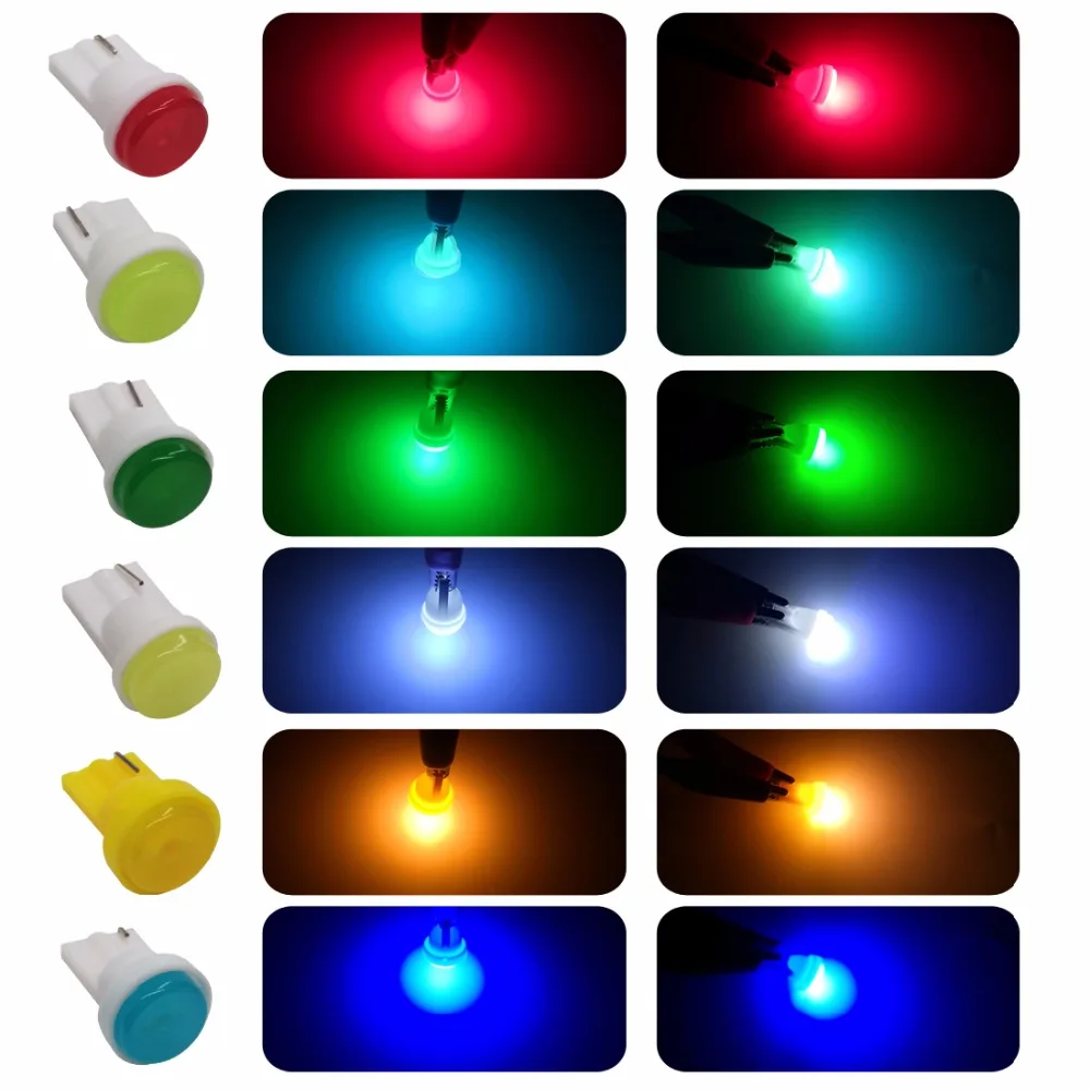 6 шт безупречного led Водонепроницаемый Оптовая Продажа t10 Светодиодные лампы для