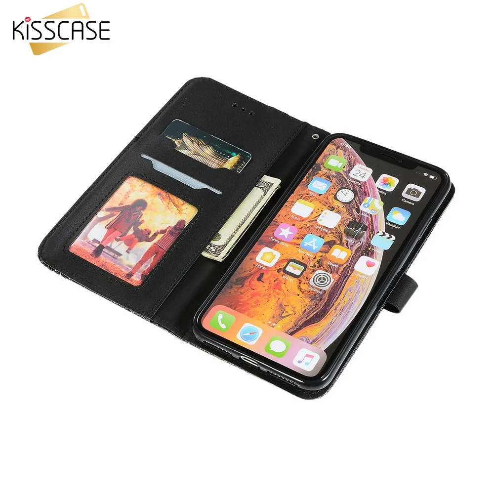 KISSCASE чехол с сердечками для iPhone 8 7X6 6 S Plus Алмазный телефона 5 5S SE 7 XS XR максимальный