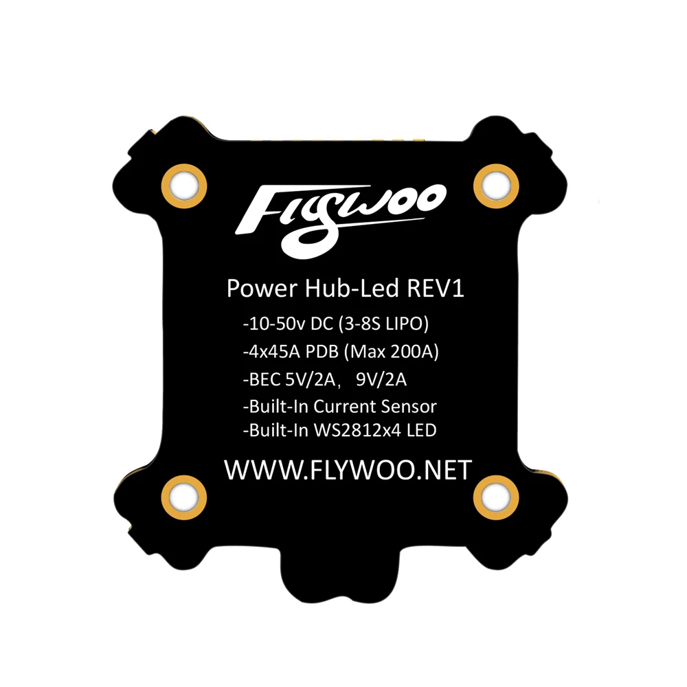 Новый FLYWOO F405 F4 Полет контроллер OSD 5 V 9 BEC ICM20689 и блок питания-светодиодный Rev1 PDB WS2812