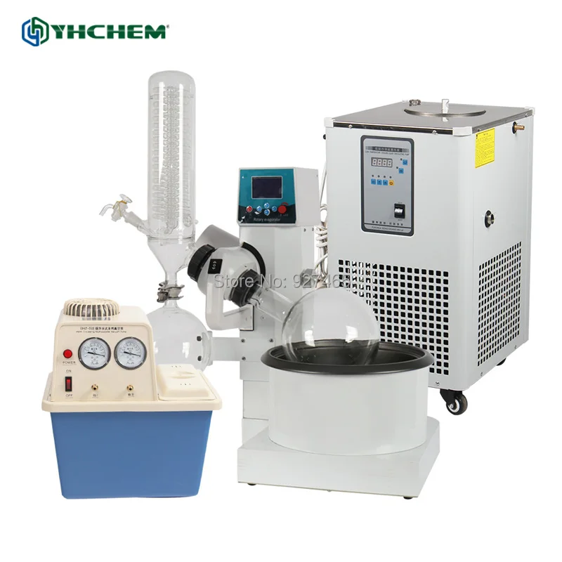 YHChem раствор под ключ 3л из стекла для дистилляции аппарат роторный испаритель