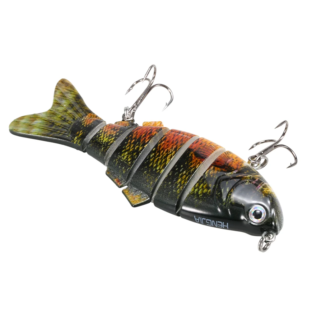 10 см/20 г реалистичные рыболовные приманки 6 Соединенных секций Swimbait Рыболовная