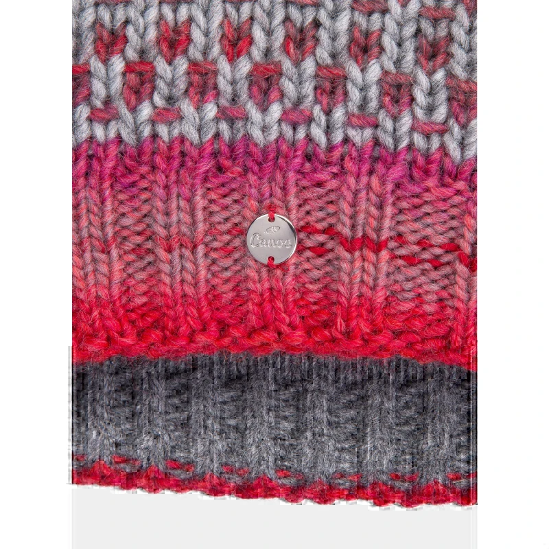 Шерстяная шапка Canoe 4717220 CHOCO 56 58 жен|Женские Skullies и шапочки| |