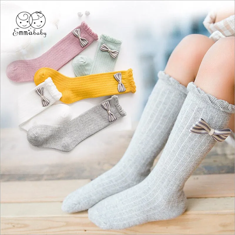 Emmaaby/2019 Новые Классические хлопковые колготки для девочек школьные гольфы | Мать