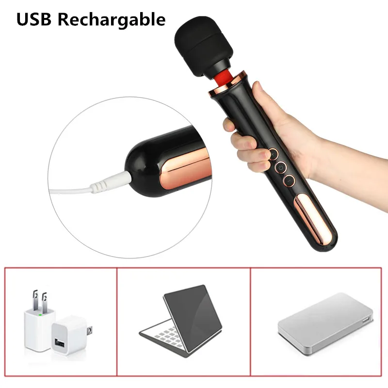 360 Rotation AV Magic Stick Vibrator for Woman G Spot Clitoris Stimulation Dildo Sex Toy For Women Vaginal Masturbation | Красота и