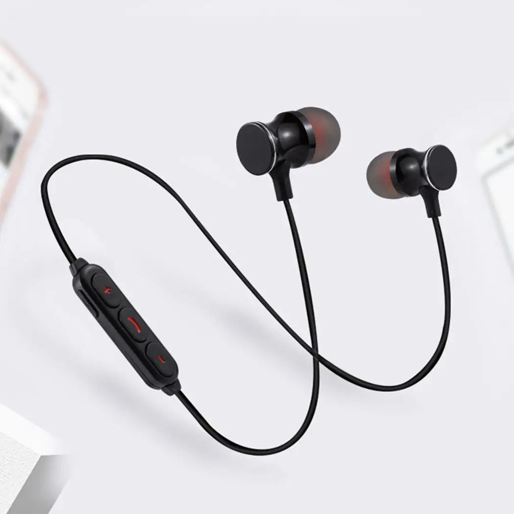 Магнитные беспроводные Bluetooth стерео в ухо тренажерный зал Повседневная и т. д. 68