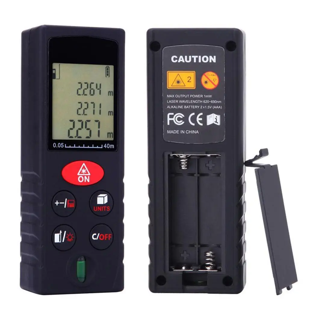 Фото Distance Measure 100M Handheld Digital Laser Meter Black 0.05-100m Range Finder Инструменты Distance Measure 100M Handheld Digital Laser Meter Black 0.05-100m Range Finder Инструменты