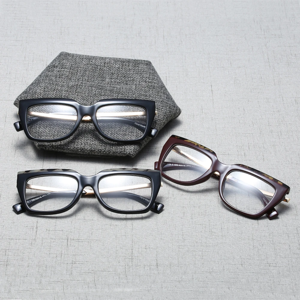 

Kachawoo Fashion Ladies Eyeglasses Optical Black Blue Oversized Glasses Frames For Women Big Frame Accessories