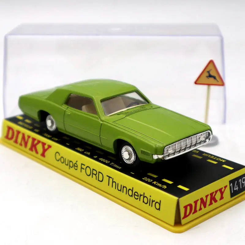 Atlas 1/43 изящный игрушки в соответствии с указанным 1419 купе FORD THUNDERBIRD литьё под