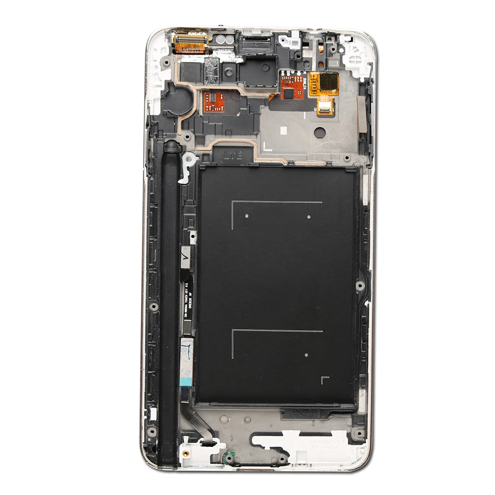 N9005 Display For SAMSUNG Galaxy Note 3 LCD Screen Touch Digitizer with Frame Home Button Flex Cable Free Tools | Мобильные телефоны