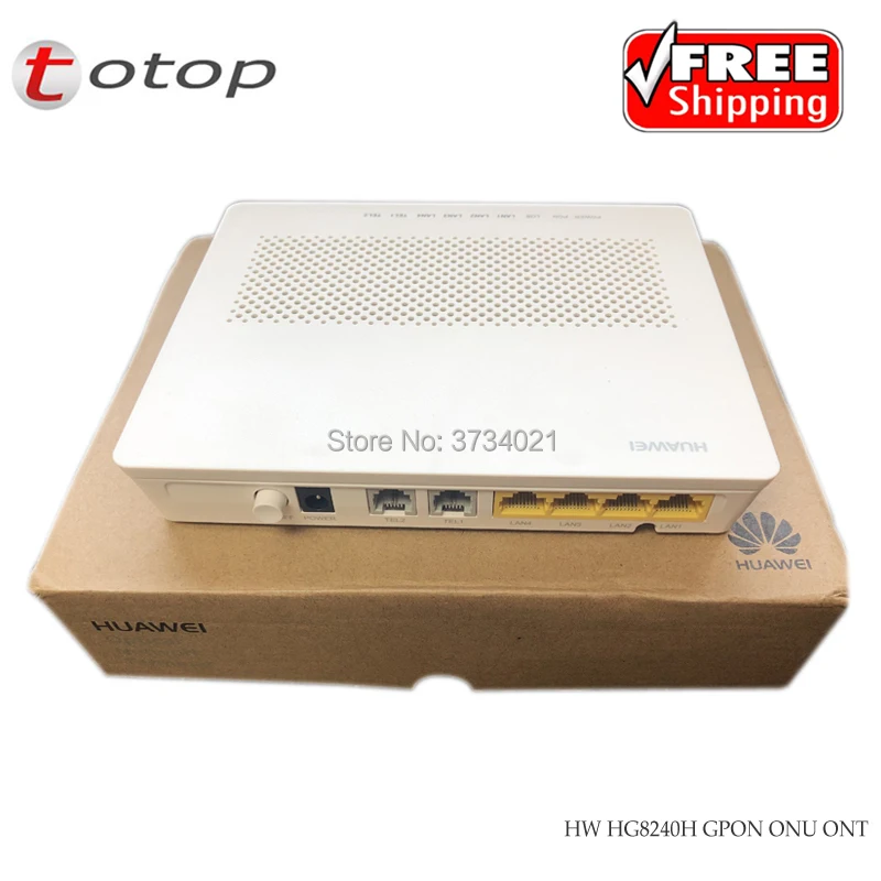 frete gratis huawei modem hg8240h gpon onu onu 4fe 2tel modem de fibra optica onu
