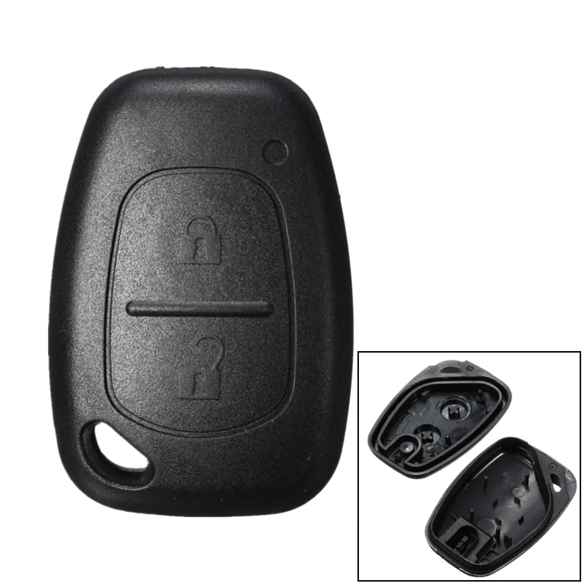 Автомобильный пульт дистанционного управления с двумя кнопками чехол для Renault