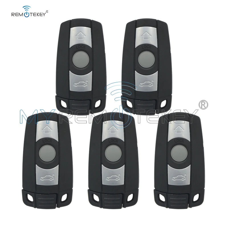 Remtekey 5 шт. KR55WK49127 868 МГц 3 кнопки дистанционного ключа для BMW 1 серии E36 E87 E90 E91 320 325 525
