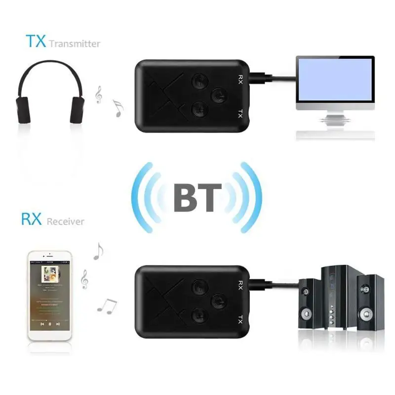 3 5 мм аудио беспроводной Bluetooth передатчик приемник стерео адаптер ключ парный