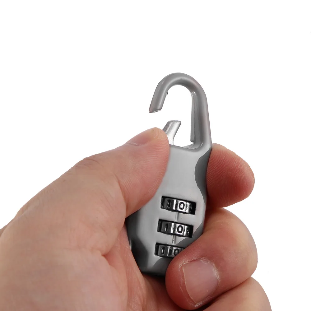 Цветной замок с паролем комбинированный безопасный дорожный из цинкового сплава