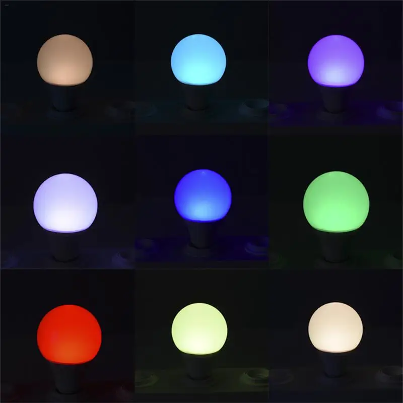 Пластиковая алюминиевая RGB лампа E27 3 Вт 5 10 с дистанционным управлением 85 262