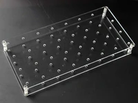 32 holes transparent plexi acrylic glass lollipop display stand detachable