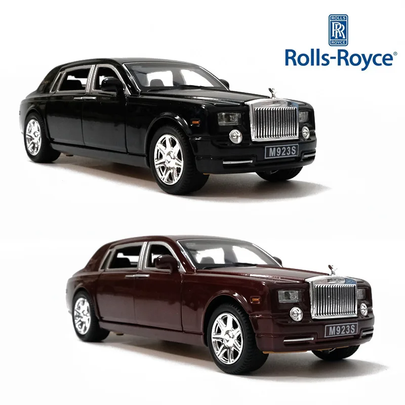 1/24 металлический автомобильный RollRoyce Phantom Cohes литой под давлением сплав