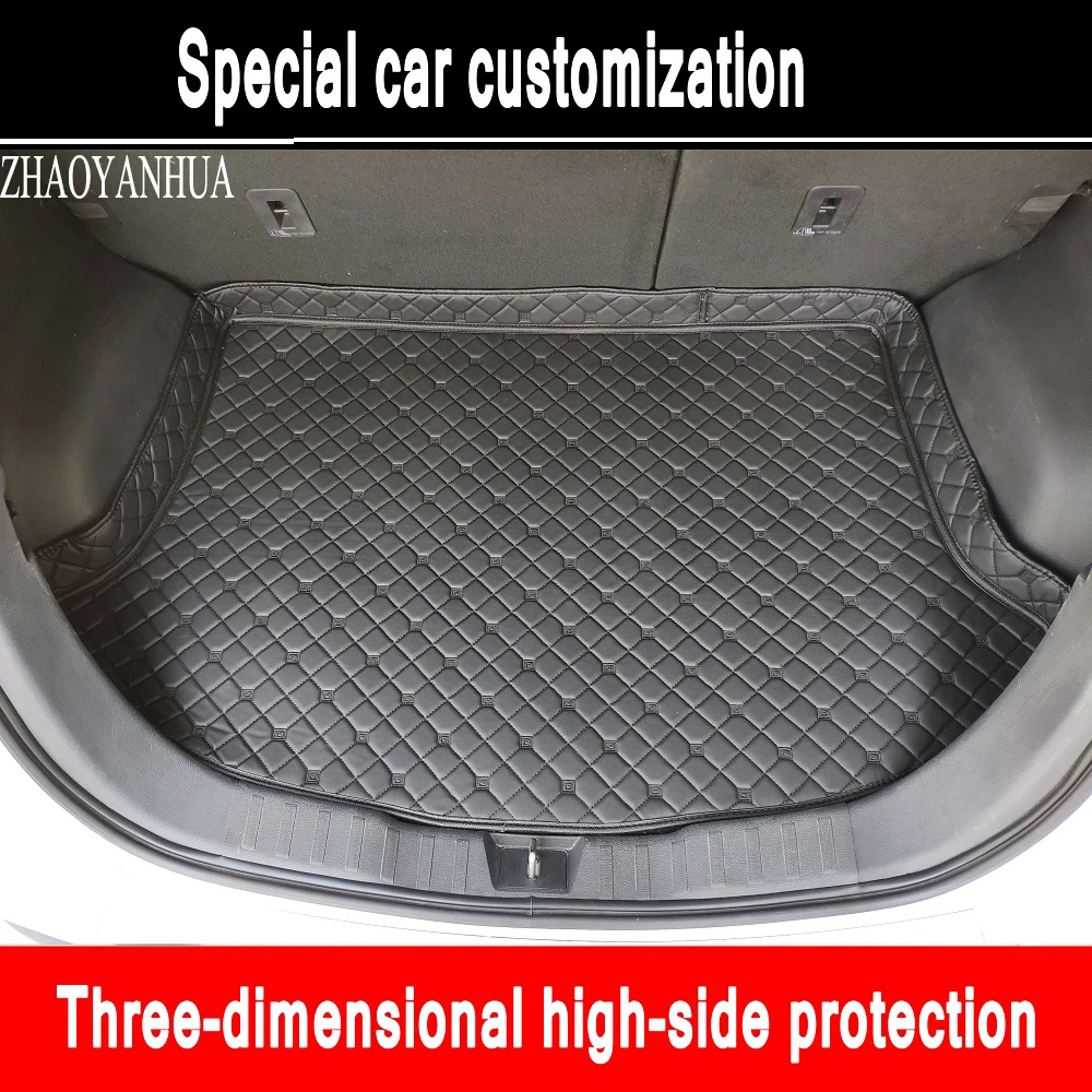 Коврики для багажника автомобиля ZHAOYANHUA под заказ peugeot 5008 307 508 308 3008 301 2008 207 sw коврик