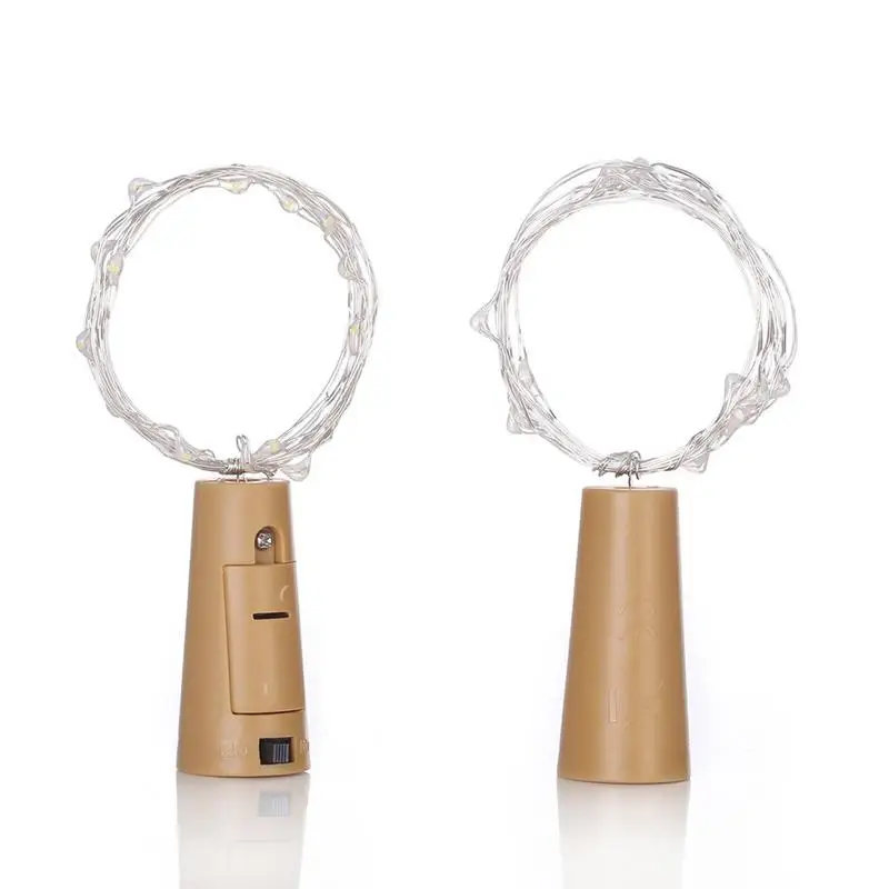 

1m 10Led Cork Silver Line String Ambience Red Wine Bottle Stopper Decoration Holiday String
