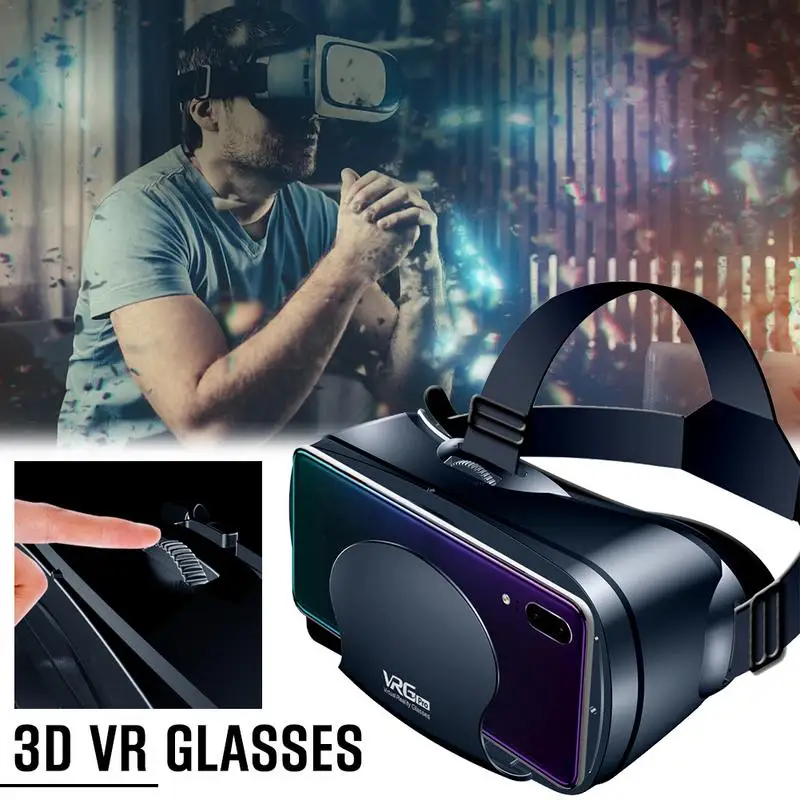 VR очки специальный 120 градусов широкоугольный объектив 3D Виртуальная реальность магические очки для 5-7 дюймового мобильного телефона Высокое качество экрана