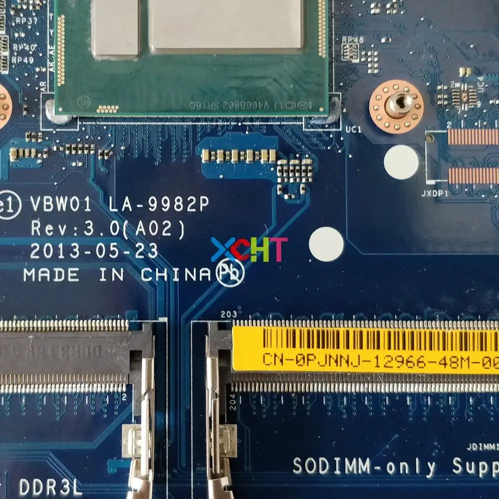 CN 0PJNNJ LA 9982P w i3 4010U Процессор для Dell Inspiron 15R 5537 3537 Ноутбук Материнская плата