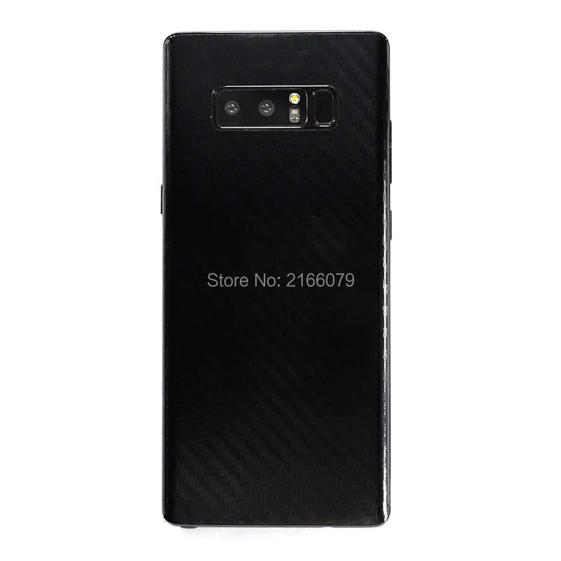 Для Samsung Galaxy Note 5 8 3D Гальваническое углеродное волокно задняя крышка наклейка для