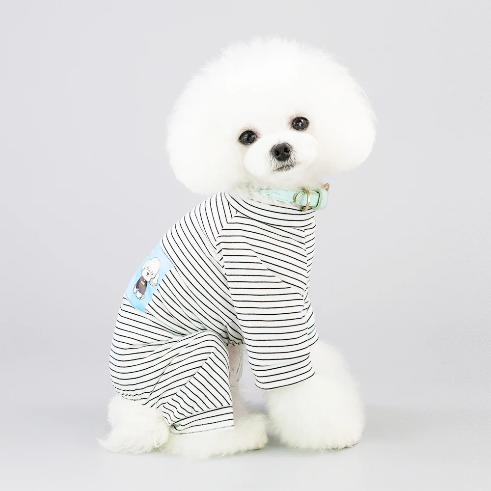 Пижама для собак одежда кошек комбинезон щенка кошка пижама чихуахуа Pomerania